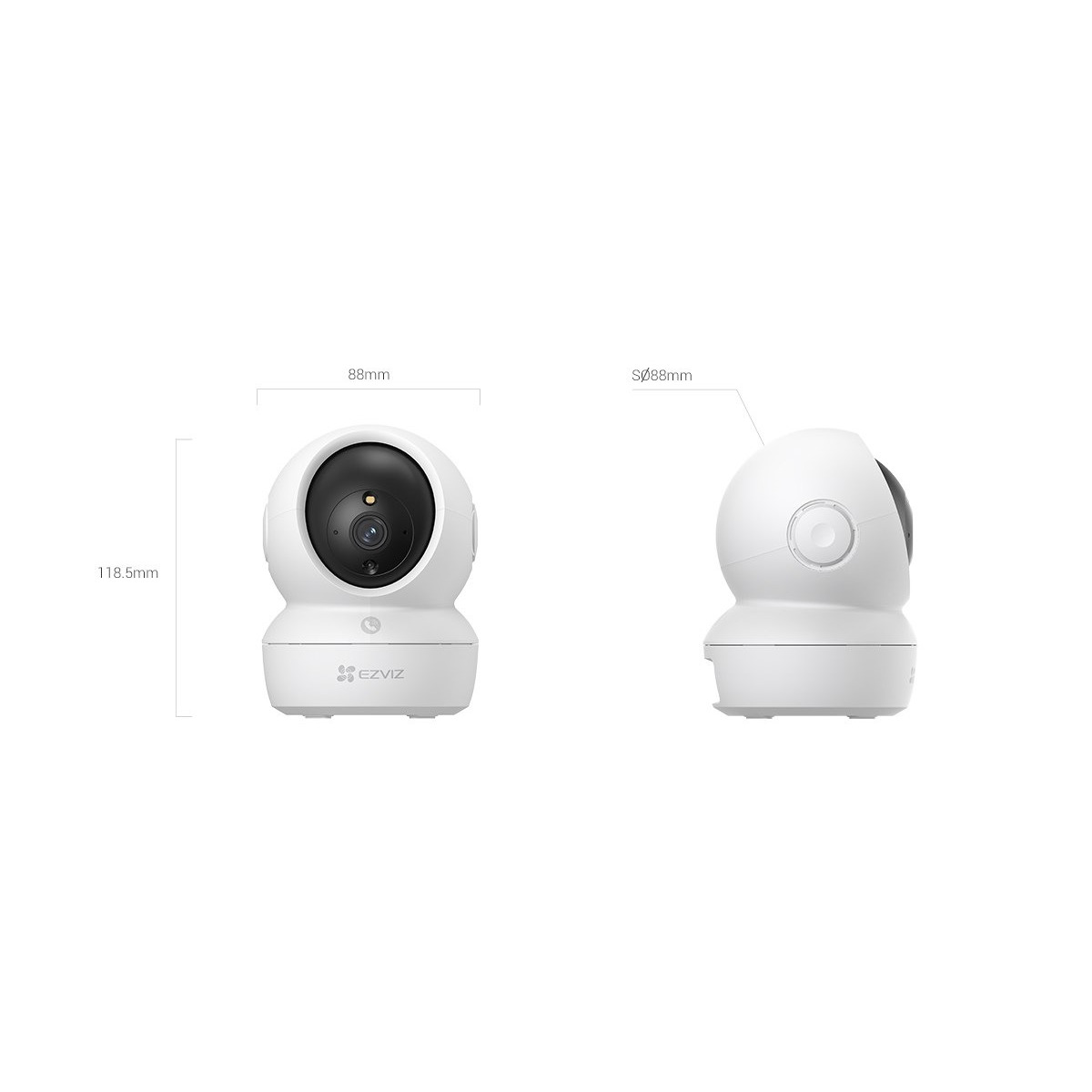 EZVIZ H6C PRO Pan&Tilt Ağıllı Ev Kamerası