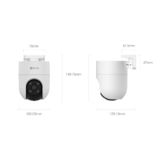 EZVIZ H8C CS-H8C-R100-1K2WKFL 4mm Pan&Tilt Kamera