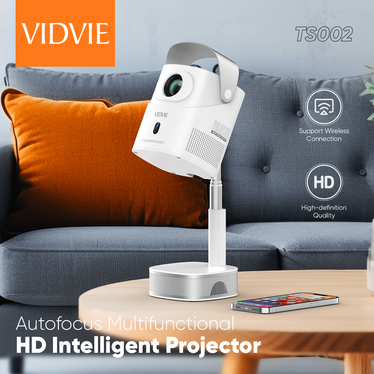 Vidvie TS002 Ağıllı HD Proyektor - Image 2
