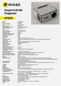Vidvie YP-530 Ağıllı Full HD Proyektor
